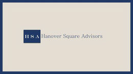 HSA HANOVER SQUARE ADVISORS trademark
