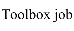 TOOLBOX JOB trademark