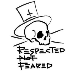 RESPECTED NOT FEARED trademark