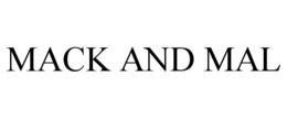 MACK AND MAL trademark