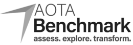 AOTA BENCHMARK ASSESS. EXPLORE. TRANSFORM. trademark