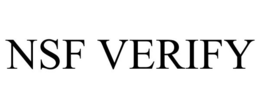 NSF VERIFY trademark