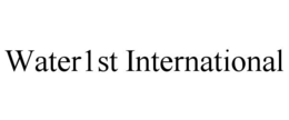 WATER1ST INTERNATIONAL trademark