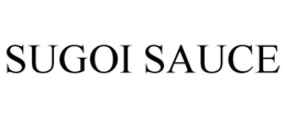 SUGOI SAUCE trademark