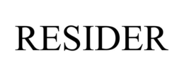 RESIDER trademark