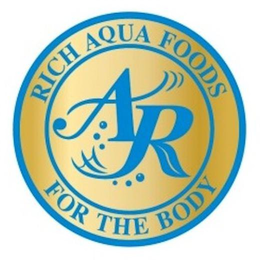 RICH AQUA FOODS FOR THE BODY AR trademark