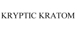 KRYPTIC KRATOM trademark