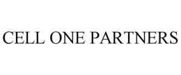 CELL ONE PARTNERS trademark
