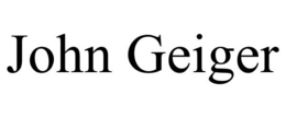JOHN GEIGER trademark