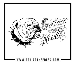 GOLIATH CARTRIDGE NEEDLES WWW.GOLIATHNEEDLES.COM trademark