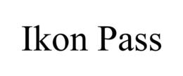IKON PASS trademark