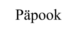 PÄPOOK trademark