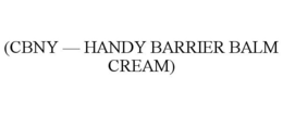 (CBNY - HANDY BARRIER BALM CREAM) trademark