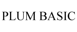 PLUM BASIC trademark