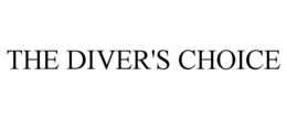 THE DIVER'S CHOICE trademark