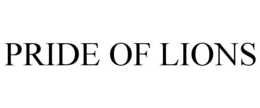 PRIDE OF LIONS trademark