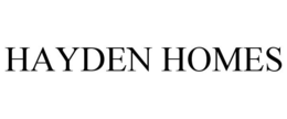 HAYDEN HOMES trademark