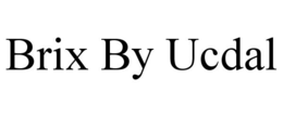 BRIX BY UCDAL trademark