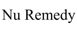NU REMEDY trademark