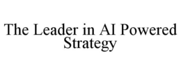THE LEADER IN AI POWERED STRATEGY trademark