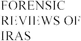 FORENSIC REVIEWS OF IRAS trademark