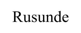 RUSUNDE trademark