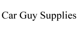 CAR GUY SUPPLIES trademark