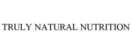 TRULY NATURAL NUTRITION trademark