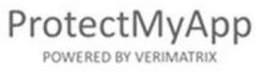 PROTECTMYAPP POWERED BY VERIMATRIX trademark
