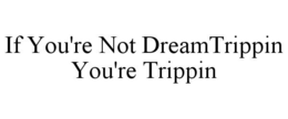 IF YOU'RE NOT DREAMTRIPPIN YOU'RE TRIPPIN trademark