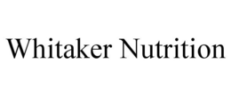 WHITAKER NUTRITION trademark