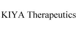 KIYA THERAPEUTICS trademark
