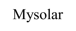 MYSOLAR trademark