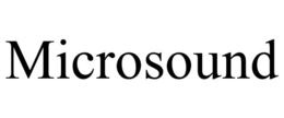 MICROSOUND trademark