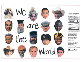 WE ARE THE WORLD trademark
