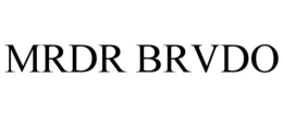 MRDR BRVDO trademark