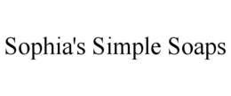 SOPHIA'S SIMPLE SOAPS trademark