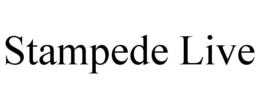 STAMPEDE LIVE trademark