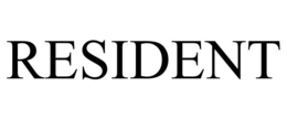 RESIDENT trademark