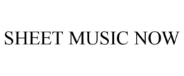 SHEET MUSIC NOW trademark