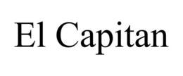 EL CAPITAN trademark