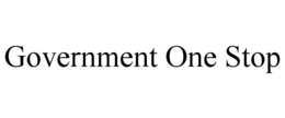 GOVERNMENT ONE STOP trademark