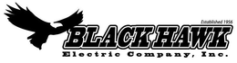 BLACK HAWK ELECTRIC COMPANY, INC. ESTABLISHED 1956 trademark