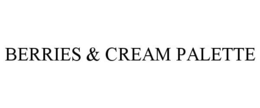 BERRIES & CREAM PALETTE trademark
