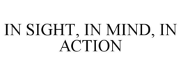 IN SIGHT, IN MIND, IN ACTION trademark