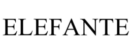 ELEFANTE trademark