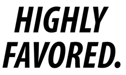 HIGHLY FAVORED. CLOTHING FOR THE KINGDOM. trademark