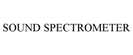 SOUND SPECTROMETER trademark