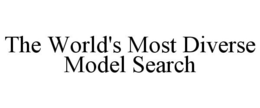 THE WORLD'S MOST DIVERSE MODEL SEARCH trademark