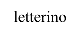 LETTERINO trademark
